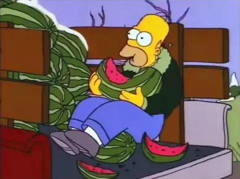 辛普森吃瓜,揭秘美国家庭的欢乐时光